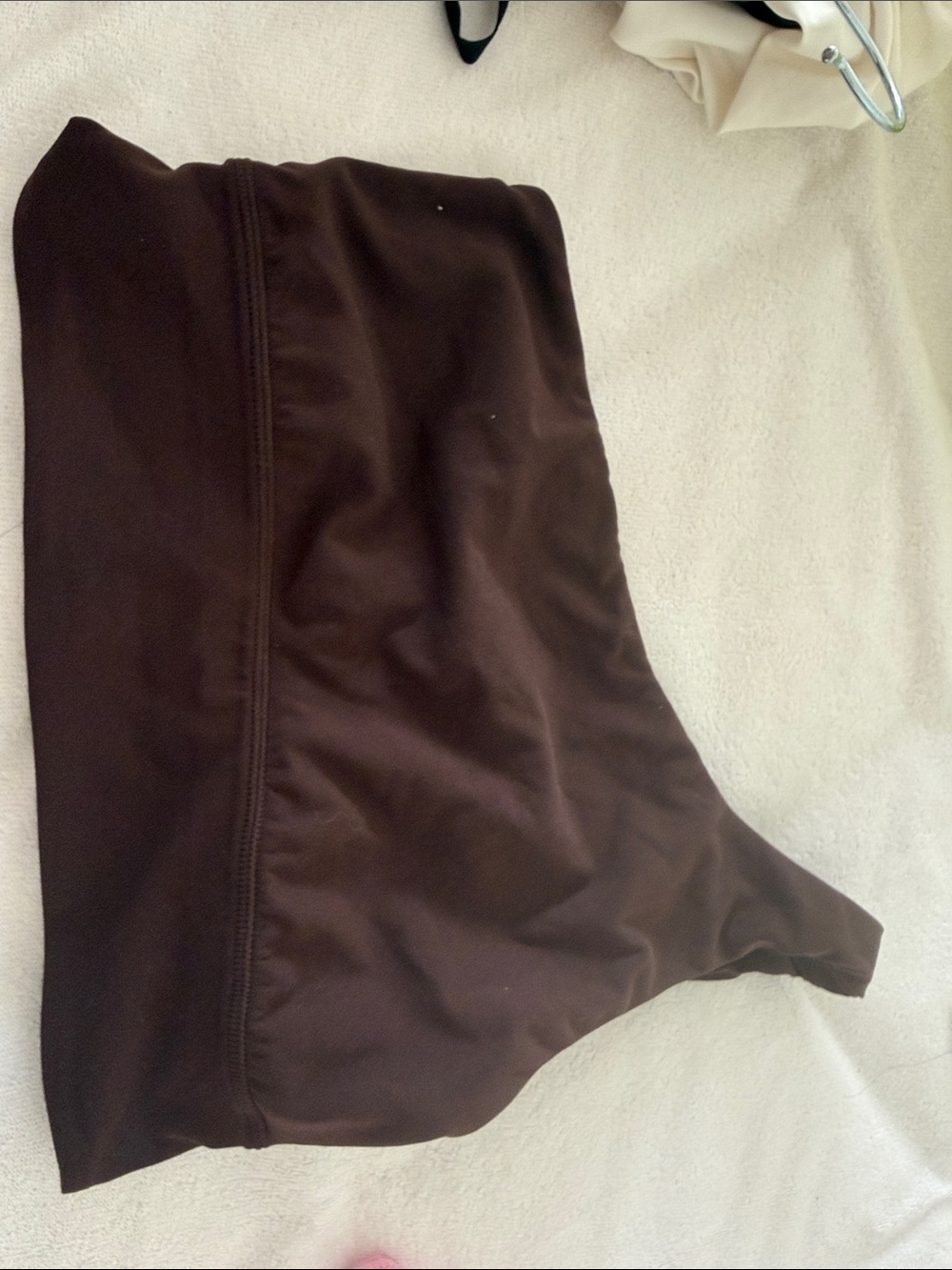 lululemon athletica Brown Strapless Sports Bandeau